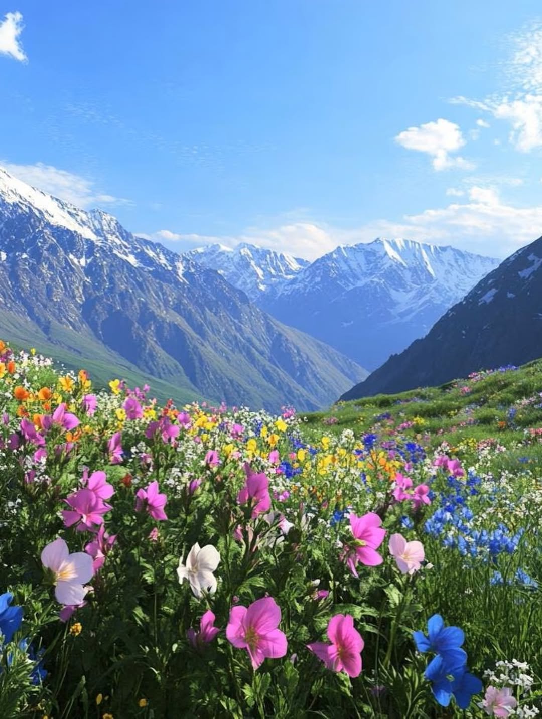 🌷Valley of Flowers National Park Chamoli District Uttarakhand India.In the heart of the Hima 1